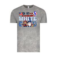 Cloud Rock Red white cool with gnomies 4th of july Vintage Tee - HowdyJamesFarm