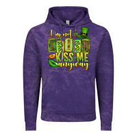 Cloud Purple St. Patrick's I am not irish kiss me anyway Vintage Hoodie - OliviaCreatesArt