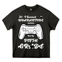 Asphalt I Survived Quarantine Level Next Fifth Grade Heavy Core Tee - Bettercallsaul