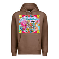 Chestnut summer vibes with sweet tea Premium Hoodie - CowhideDigitalArt