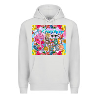 Dove Grey summer vibes with sweet tea Premium Hoodie - CowhideDigitalArt