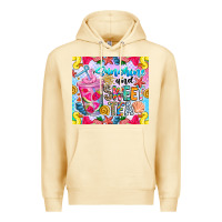 Pina Colada summer vibes with sweet tea Premium Hoodie - CowhideDigitalArt