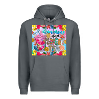Rock summer vibes with sweet tea Premium Hoodie - CowhideDigitalArt