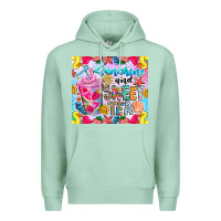 Seafoam summer vibes with sweet tea Premium Hoodie - CowhideDigitalArt