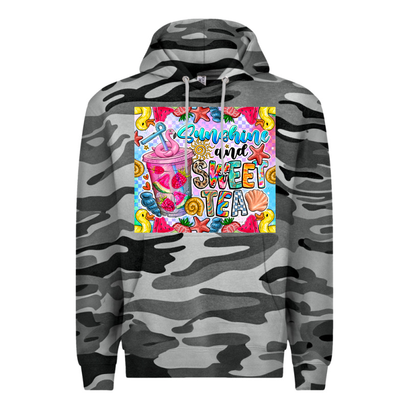 Summer Vibes With Sweet Tea Premium Hoodie by CowhideDigitalArt | Teevron