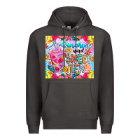 Smoke summer vibes with sweet tea Premium Hoodie - CowhideDigitalArt