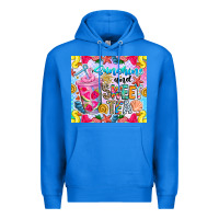 True Royal summer vibes with sweet tea Premium Hoodie - CowhideDigitalArt