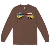 Chestnut Bus Driver Sunglasses Long Sleeve Tee - Jasminsmagicworld