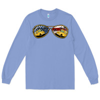 Colony Blue Bus Driver Sunglasses Long Sleeve Tee - Jasminsmagicworld