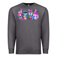 Charcoal Heather stitch coffee cups Premium Sweatshirt - AdoDesignShop