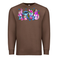 Chestnut stitch coffee cups Premium Sweatshirt - AdoDesignShop