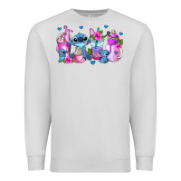 Dove Grey stitch coffee cups Premium Sweatshirt - AdoDesignShop