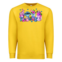 Lemon stitch coffee cups Premium Sweatshirt - AdoDesignShop