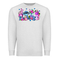 Oatmeal Heather stitch coffee cups Premium Sweatshirt - AdoDesignShop