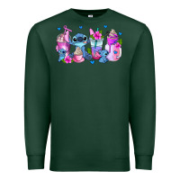 Sports Green stitch coffee cups Premium Sweatshirt - AdoDesignShop