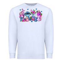 White stitch coffee cups Premium Sweatshirt - AdoDesignShop