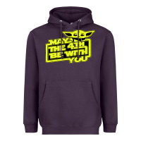 Plum may the 4th be with you Heavyweight Hoodie - longCreatives