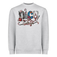 Heather Grey nice nurse Heavyweight Sweatshirt - SublimationCraftShop