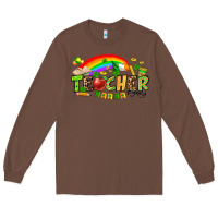 Chestnut St. Patrick's Day Teacher Long Sleeve Tee - OliviaCreatesArt