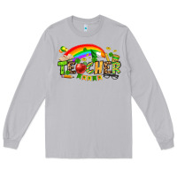 Moon Dust St. Patrick's Day Teacher Long Sleeve Tee - OliviaCreatesArt
