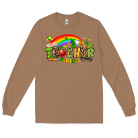 Toasted Coconut St. Patrick's Day Teacher Long Sleeve Tee - OliviaCreatesArt