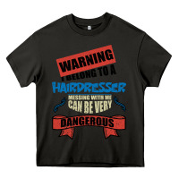 Asphalt I belong to a HAIRDRESSER warning job funny partner Heavy Core Tee - Bettercallsaul