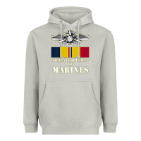 Moon Dust Eagle FMF Corpsman 8404 T Back Design Heavyweight Hoodie - longCreatives