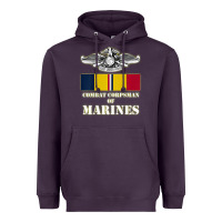 Plum Eagle FMF Corpsman 8404 T Back Design Heavyweight Hoodie - longCreatives