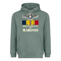 Sage Eagle FMF Corpsman 8404 T Back Design Heavyweight Hoodie - longCreatives