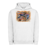 Pigment Lunar Rock aztec leopard cowhide wood western background Urban Hoodie - AdoDesignShop