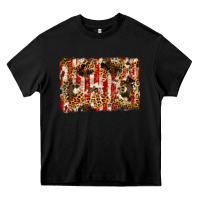 Black america, cowhide, leopard backgraund Heavy Core Tee - JahusDesignShop