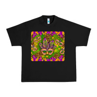 Black Mardi Gras masks and coins tumbler Urban Heavy Tee - HowdyJamesFarm