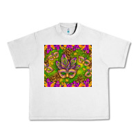 Lunar Rock Mardi Gras masks and coins tumbler Urban Heavy Tee - HowdyJamesFarm