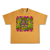 Peanut Butter Mardi Gras masks and coins tumbler Urban Heavy Tee - HowdyJamesFarm