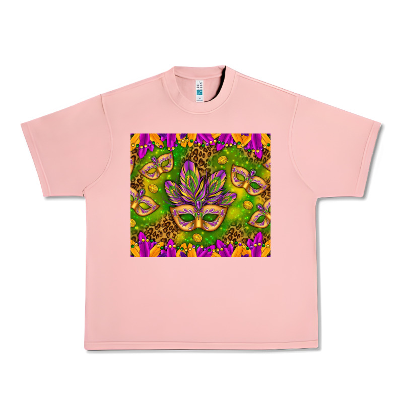 Mardi Gras Masks And Coins Tumbler Urban Heavy Tee by HowdyJamesFarm | Teevron