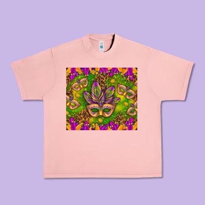 Mardi Gras Masks And Coins Tumbler Urban Heavy Tee Designed By Howdyjamesfarm