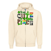 Sandshell st patricks too cute to pinch Zipper Hoodie - Artiststas