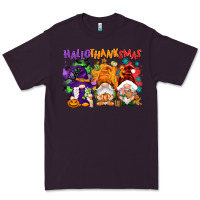 Plum Hallothanksmas gnomes Premium Tee - NancyCooperArtShop