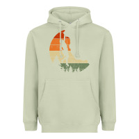 Matcha Retro Rock Climbing Vintage Climber Heavyweight Hoodie - longCreatives