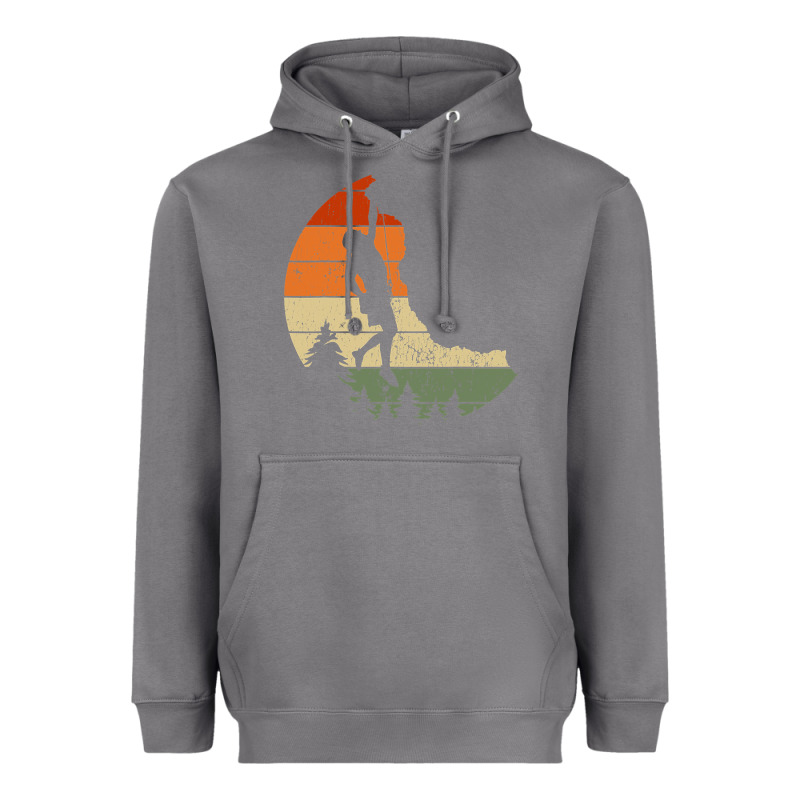 Retro Rock Climbing Vintage Climber Heavyweight Hoodie by longCreatives | Teevron