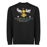 Black Kinda Words Are Like Honey Sweet To The Soul Heavyweight Sweatshirt - CowhideDigitalArt
