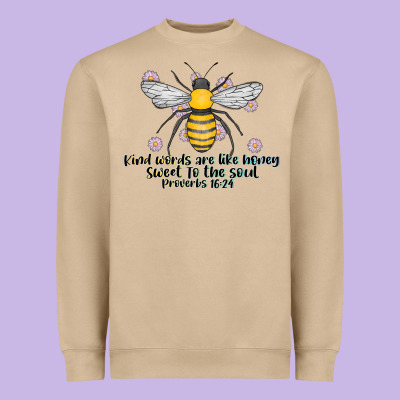 Kinda Words Are Like Honey Sweet To The Soul Heavyweight Sweatshirt Designed By Cowhidedigitalart