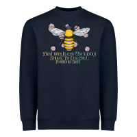 Navy Kinda Words Are Like Honey Sweet To The Soul Heavyweight Sweatshirt - CowhideDigitalArt