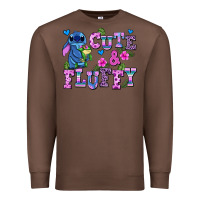 Chestnut cute and fluffy stitch Premium Sweatshirt - AdoDesignShop