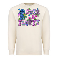 Sandshell cute and fluffy stitch Premium Sweatshirt - AdoDesignShop