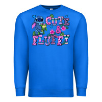 True Royal cute and fluffy stitch Premium Sweatshirt - AdoDesignShop