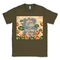 Army Green all the plaid and pumpkin things Classic Tee - TumblerDesignByShophia