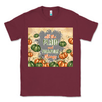 Burgundy all the plaid and pumpkin things Classic Tee - TumblerDesignByShophia
