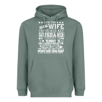 Sage i am a lucky wife i have a crazy husband valentine gift Heavyweight Hoodie - longCreatives