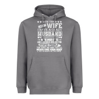 Storm i am a lucky wife i have a crazy husband valentine gift Heavyweight Hoodie - longCreatives